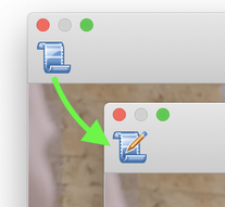 The video edit button