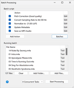 Batch processing